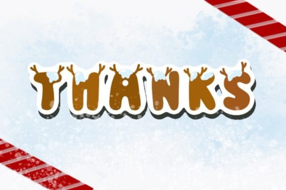 Rudolf Font PNG with transparent background - Preview 5