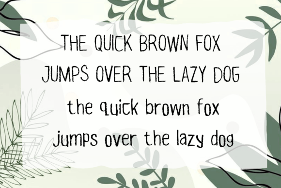 Sans Pencil Font PNG with transparent background - Preview 3