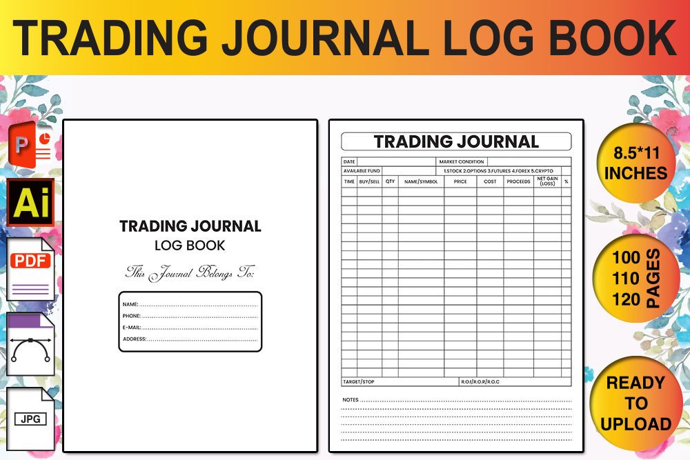 Trading Journal Log Book KDP Interior Graphic by MB Studio · Creative ...