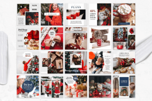100 Christmas Instagram Posts Graphic by switzershop · Creative Fabrica