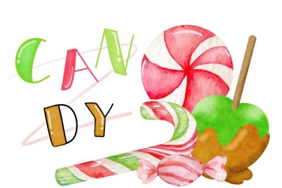 Candy Canes Font - Preview 5
