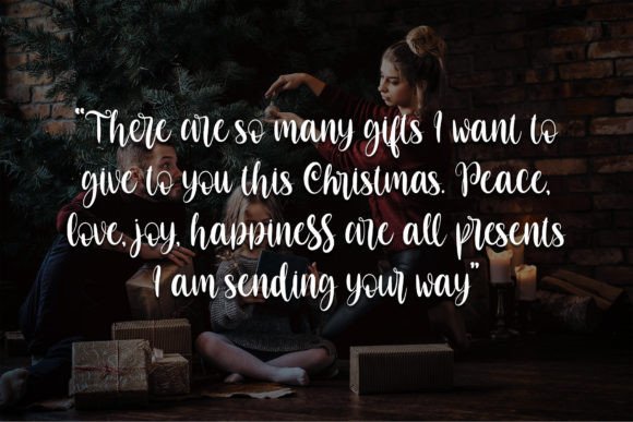 Christmas Script Font PNG with transparent background - Preview 2