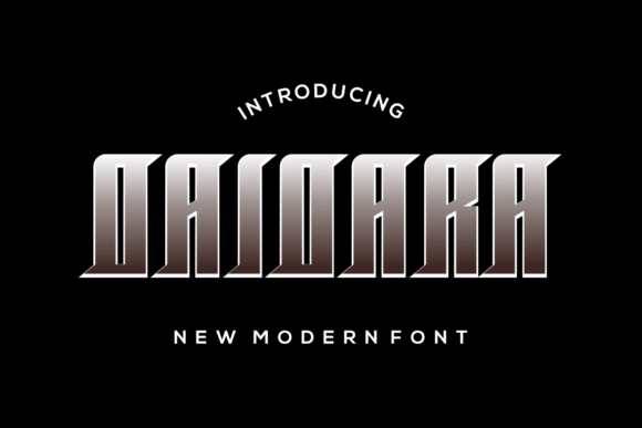 Daidara Font - Preview 1