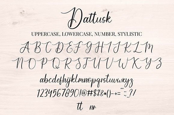 Dattusk Font - Preview 6