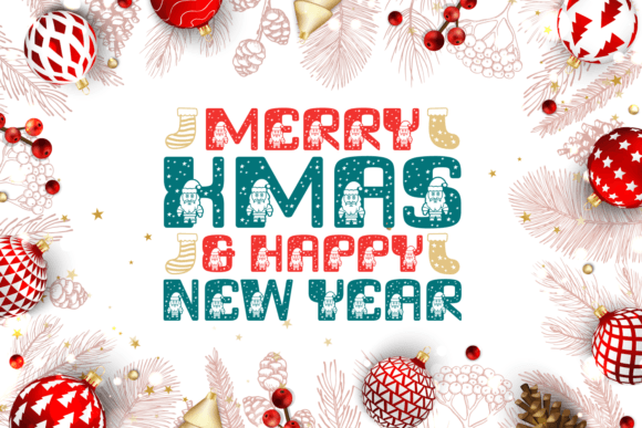 Good Xmas Font PNG with transparent background - Preview 2