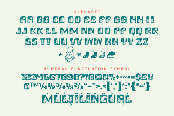 Good Xmas Font PNG with transparent background - Preview 4