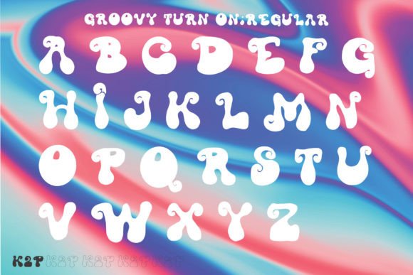 Groovy Turn on Font - Preview 1