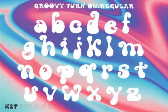 Groovy Turn on Font - Preview 3