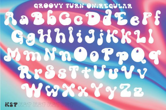 Groovy Turn on Font - Preview 5