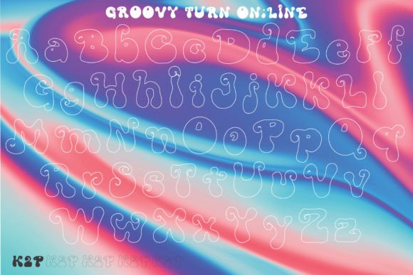 Groovy Turn on Font - Preview 6