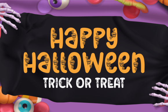 Haunted Town Font PNG with transparent background - Preview 1