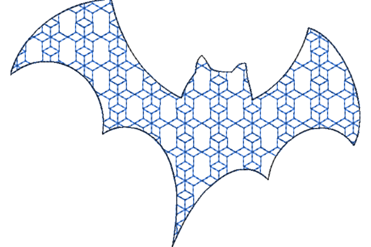 Japanese Sashiko Shape Bat