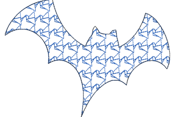 Japanese Sashiko Shape Bat