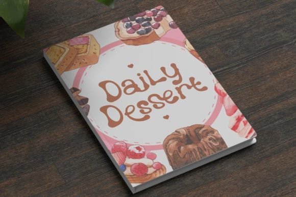 Melting Dessert Font PNG with transparent background - Preview 2
