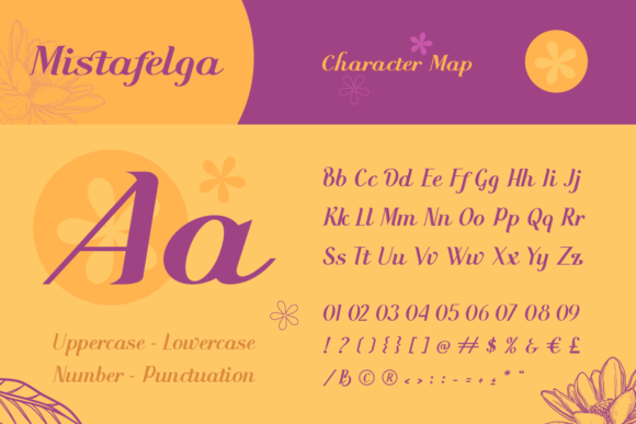 Mistafelga Font PNG with transparent background - Preview 1