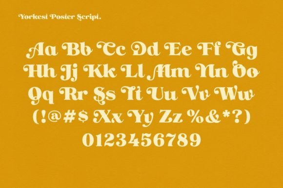 Ns Yorkest Poster Font PNG with transparent background - Preview 2