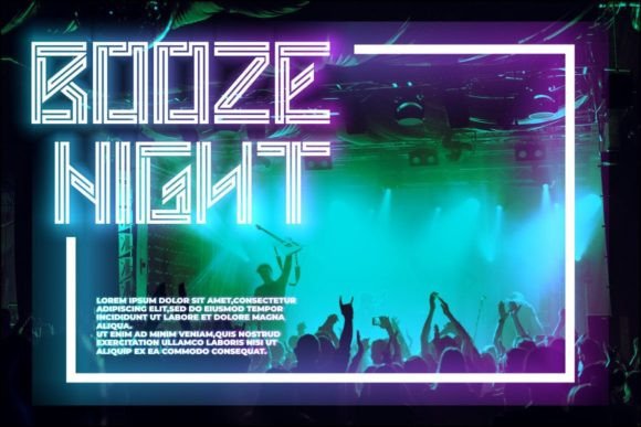 Neonbox Font font preview - 5