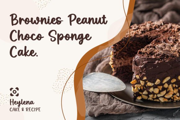 Peanut Butter Font PNG with transparent background - Preview 2