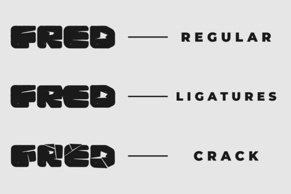 Rock Pile Font font preview - 5