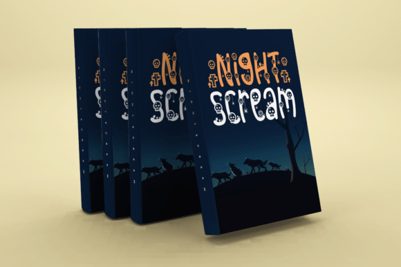 Simple Spooky Story Font PNG with transparent background - Preview 3