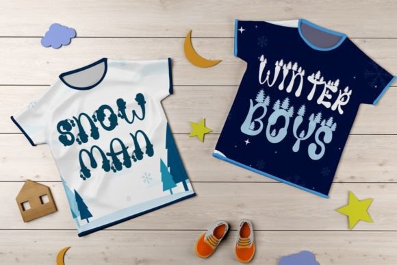 Snow Away Font PNG with transparent background - Preview 3