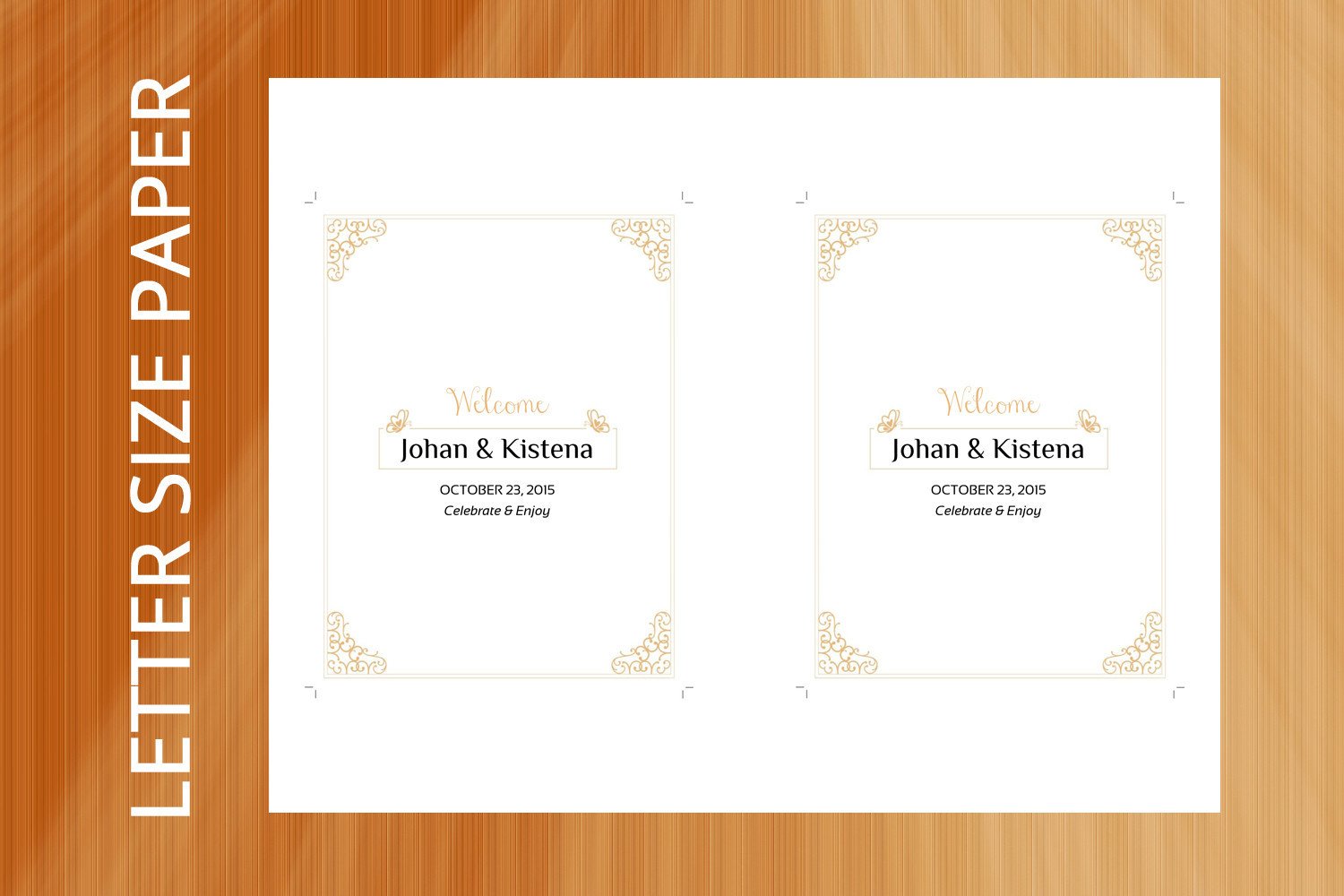 Wedding Welcome Basket Tag