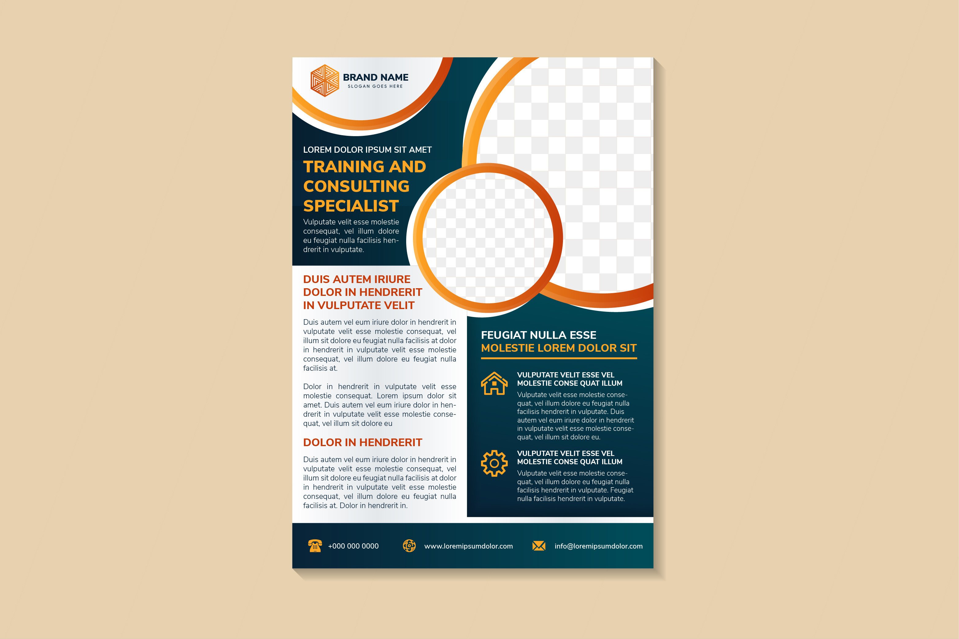 Training and Consulting Vertical Flyer Graphic by noory.shopper ...