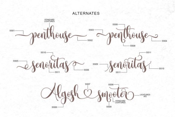 Algosh Smooter Font - Preview 3
