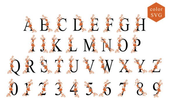 Autumn Monogram Font - Preview 4