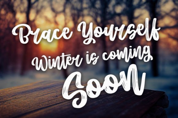 Autumn Night Font - Preview 4