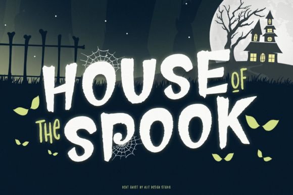 Beat Ghost Font PNG with transparent background - Preview 3