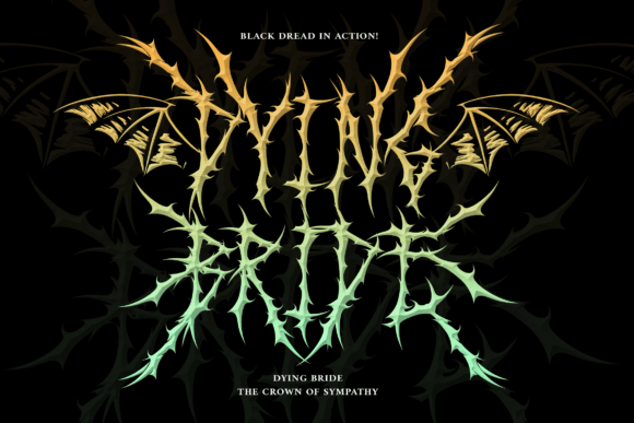 Black Dread Font - Preview 6