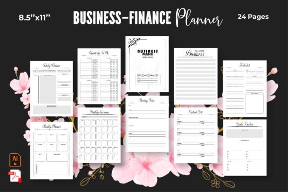 Business Finance Planner Editable