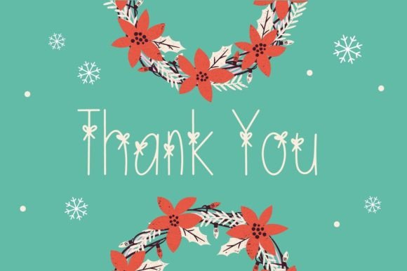 Christmas Ribbon Font - Preview 5