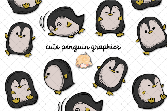 Cute Penguin Clipart Graphic by creationsbyapuruh · Creative Fabrica