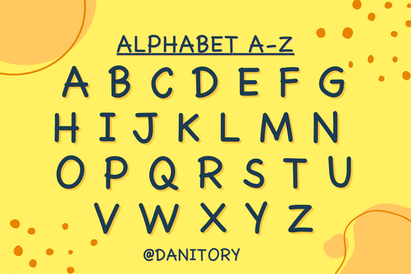 Danitory Font - Preview 1