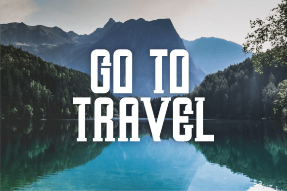 Gotrav Font - Preview 1