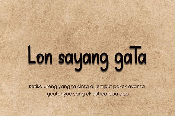 Hutullan Font PNG with transparent background - Preview 4