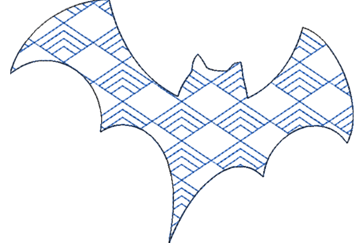 Japanese Sashiko Shape Bat