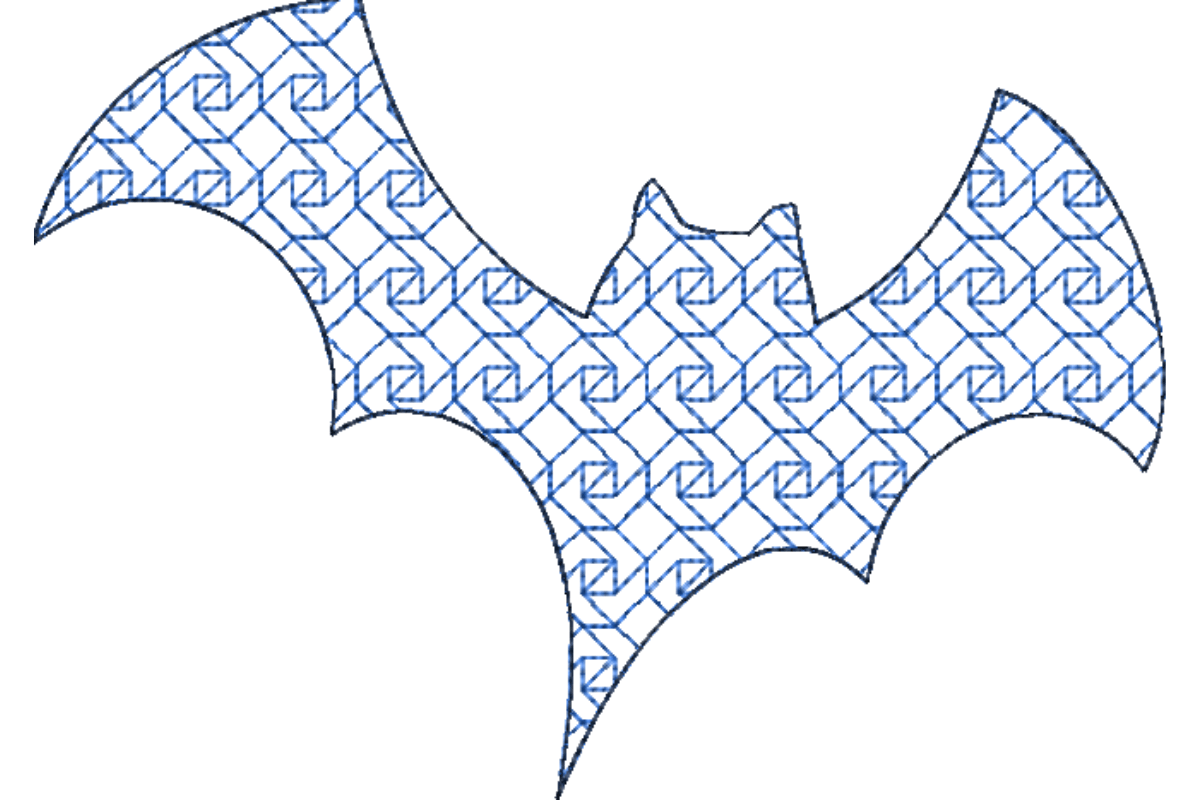 Japanese Sashiko Shape Bat