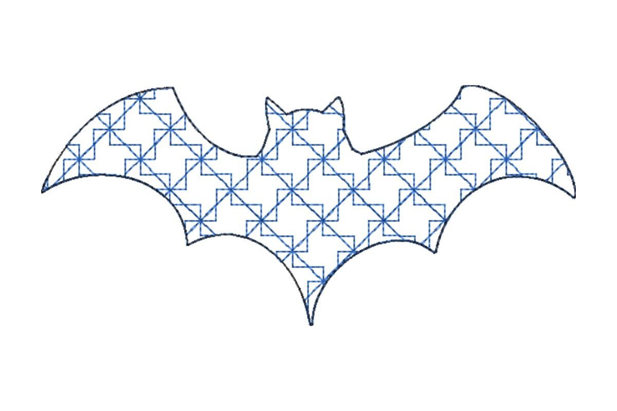 Japanese Sashiko Shape Bat