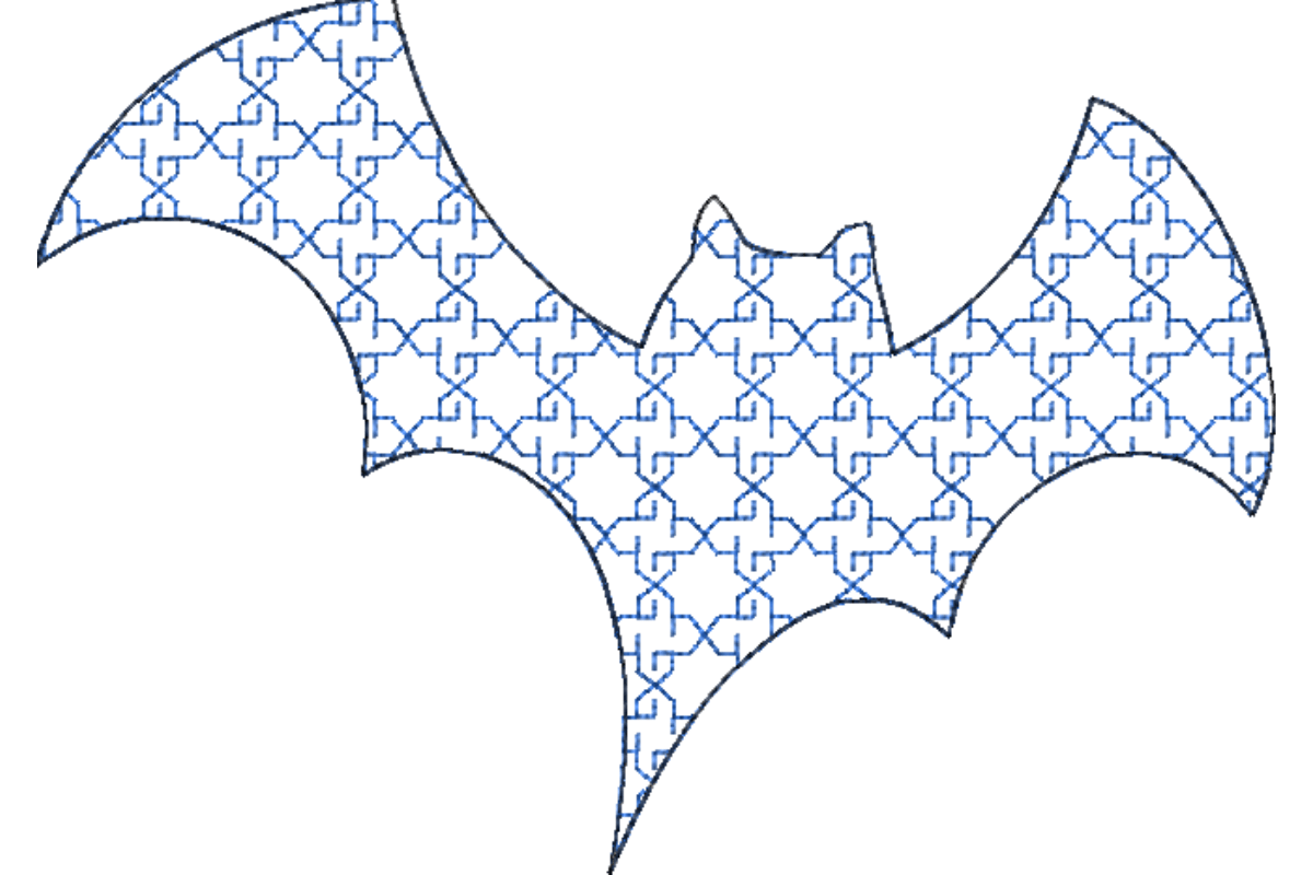 Japanese Sashiko Shape Bat