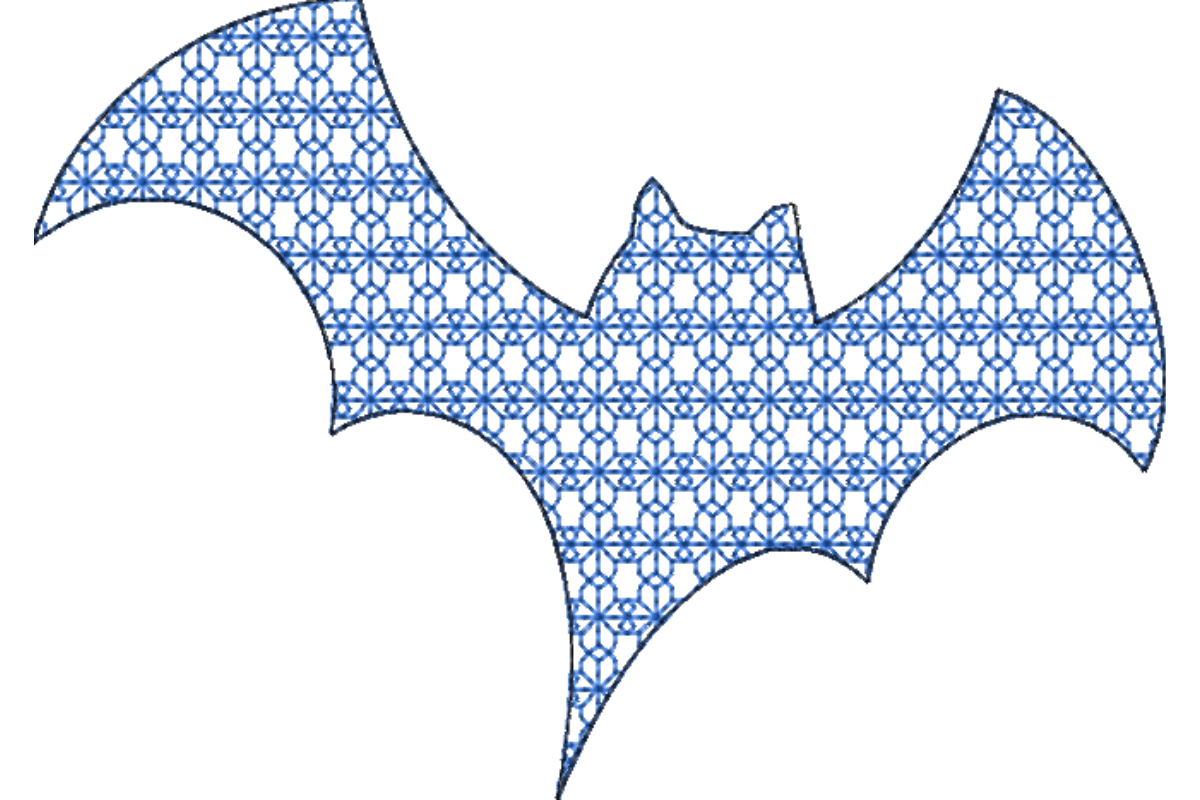 Japanese Sashiko Shape Bat