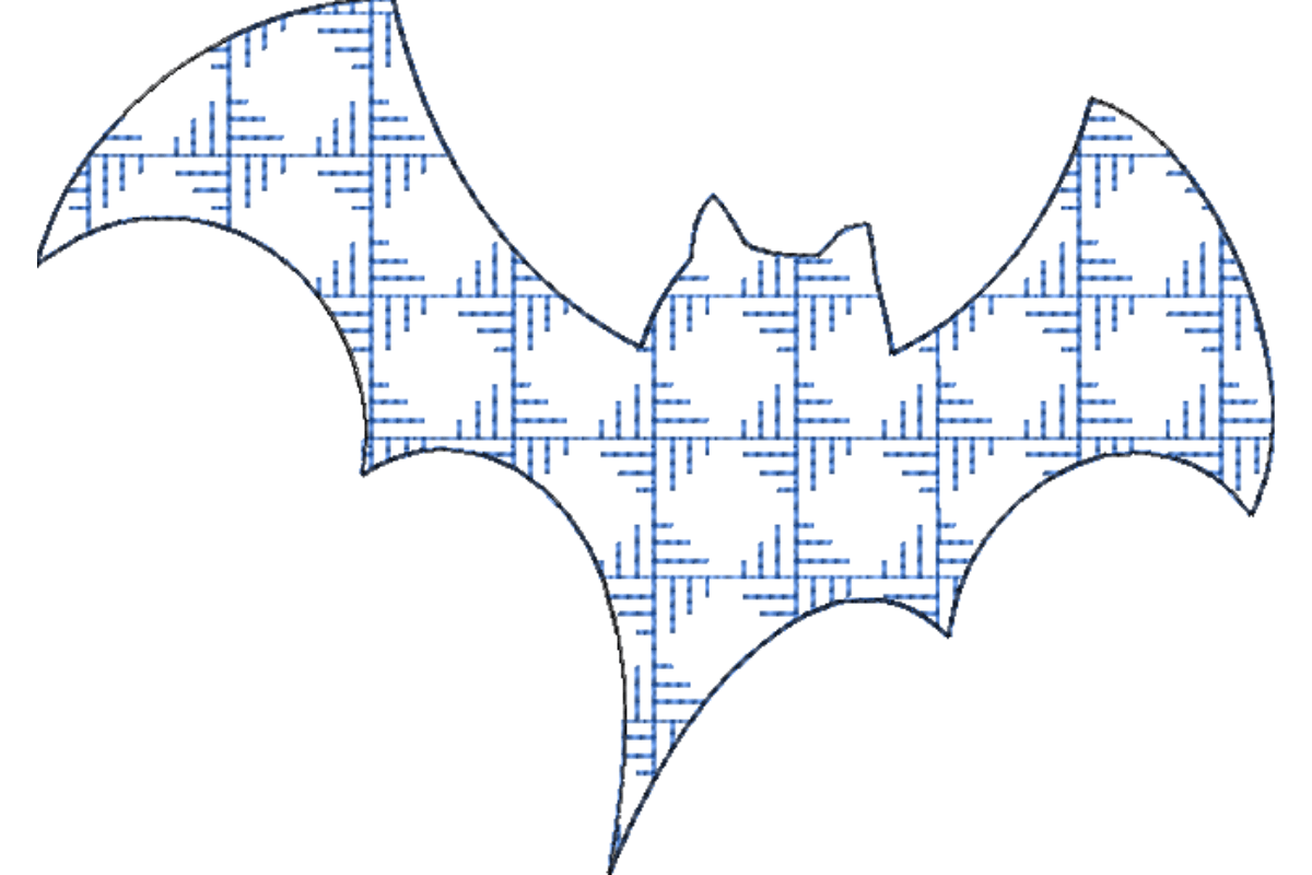 Japanese Sashiko Shape Bat