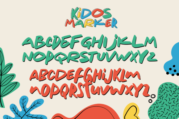 Kidos Marker Font - Preview 6