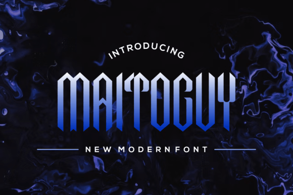 Maitoguy Font PNG with transparent background - Preview 1