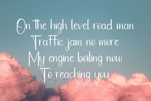 Mattery Font PNG with transparent background - Preview 3