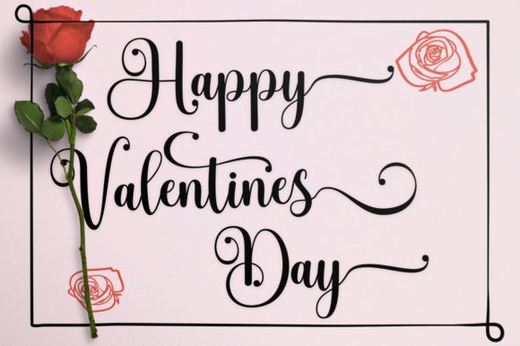 Mellow Heart Font PNG with transparent background - Preview 6