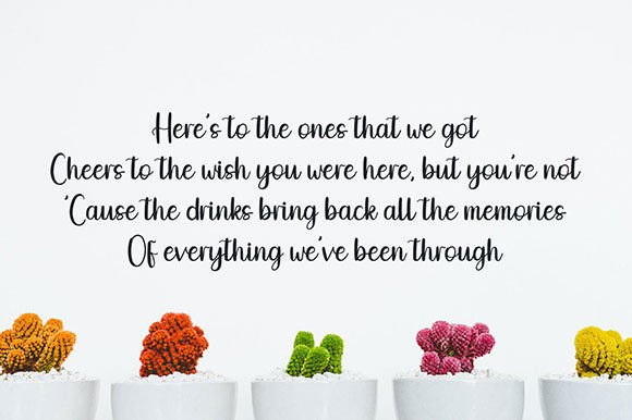 Naturals Font PNG with transparent background - Preview 3