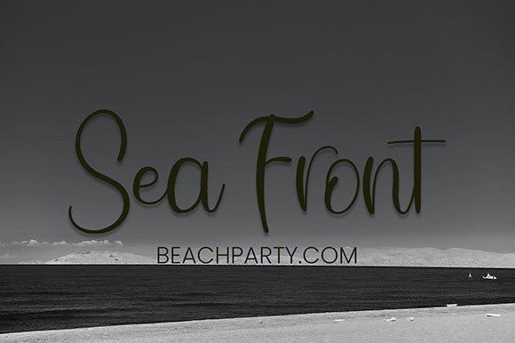 Selldush Font PNG with transparent background - Preview 3
